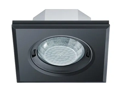 Изображение Датчик присутствия ESYLUX PD-FLAT 360i/8 SQUARE BLACK KNX (EP10451775)