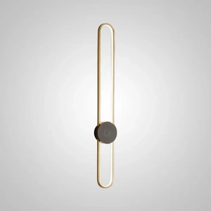 Изображение Настенный Светильник Heidy L H90 Brass Black By Imperiumloft