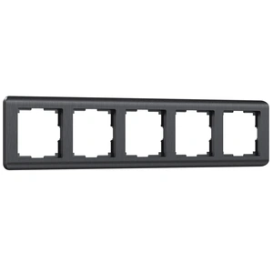 Изображение Рамка на 5 постов (графит) W0052104