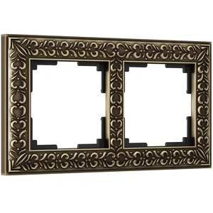 Изображение Рамка на 2 поста (бронза) W0021512