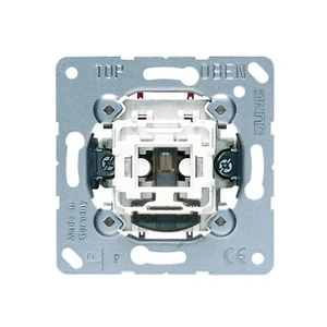 Изображение Механизм проходного выключателя 1-клавишного 10А 250В EcoProfi Deco белый EP406U Jung