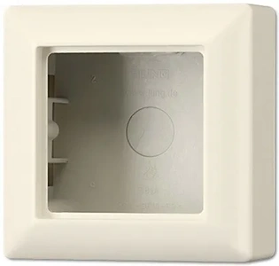 Изображение Коробка одинарная для накладного монтажа AS слоновая кость AS581AW AS 500