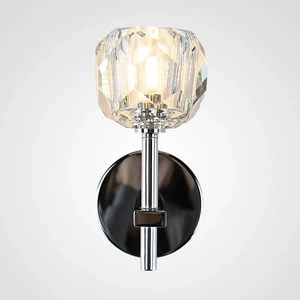 Изображение Бра Boule De Cristal Single Sconce Chrome By Imperiumloft
