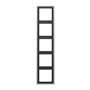 Изображение Рамка на 5 постов LS 990 алюминий AL2985 Jung