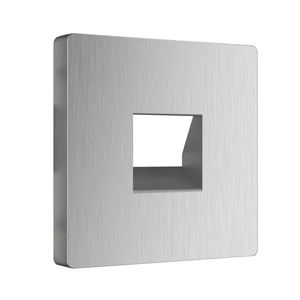 Изображение Накладка для RJ11 (серебряный рифленый) WL09-RJ-11-CP