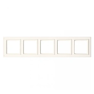 Изображение Рамка на 5 постов EcoProfi Deco белый EPD485WWJung