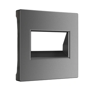 Изображение Накладка для двойной розетки Еthernet RJ-45 (графит матовый) W1191164