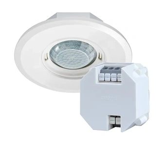 Изображение Датчик присутствия ESYLUX PD-FLAT 360i/8 ROUND WHITE DALI SET (EP10428708)