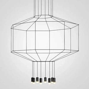 Изображение Подвесной Светильник 0299 Octagonal Square Pendan Light By Imperiumloft