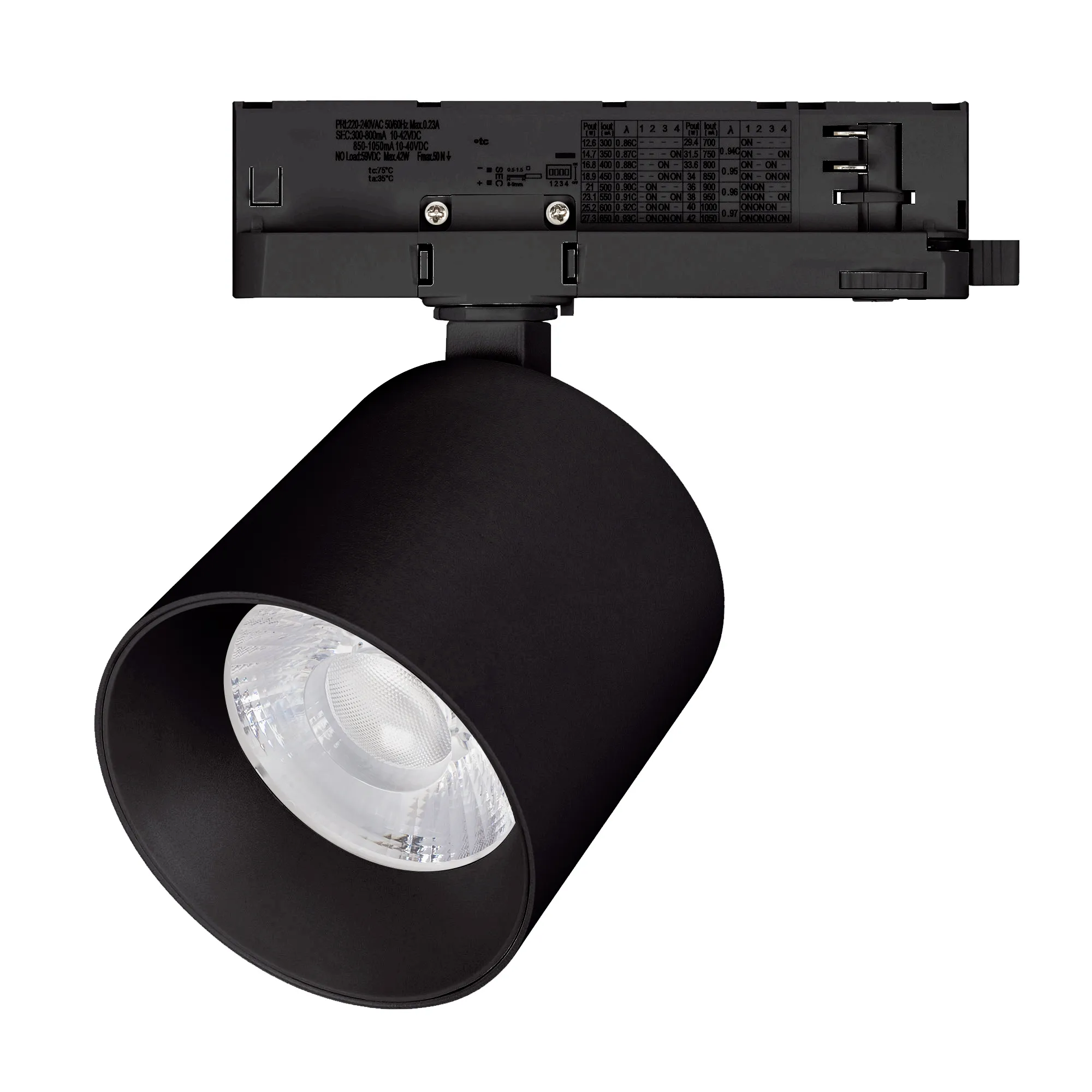 Светильник LGD-DYKE-4TR-R100-36W Day4000 (BK, 38 deg, 230V) (Arlight, IP20 Металл, 5 лет) - Изображение