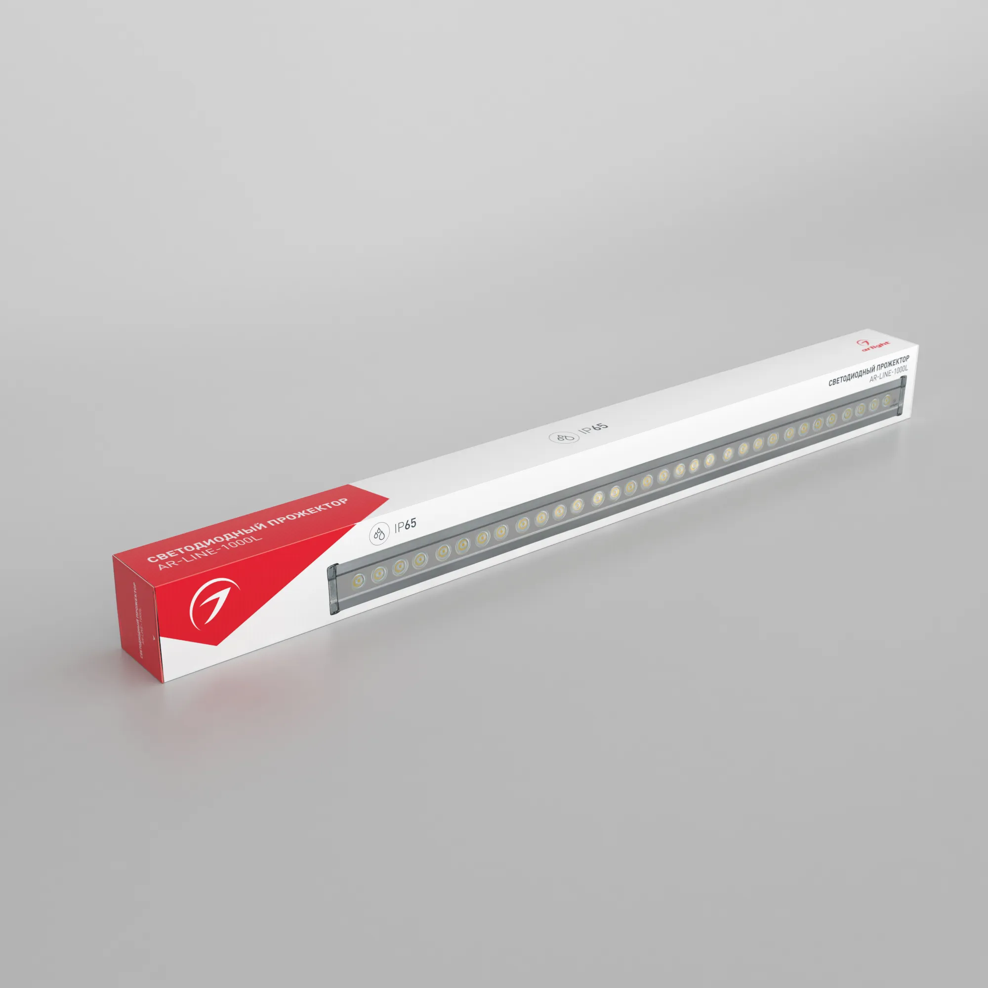 Светодиодный прожектор AR-LINE-1000L-36W-220V Day (Grey, 30 deg) (Arlight, IP65 Металл, 3 года) - Изображение