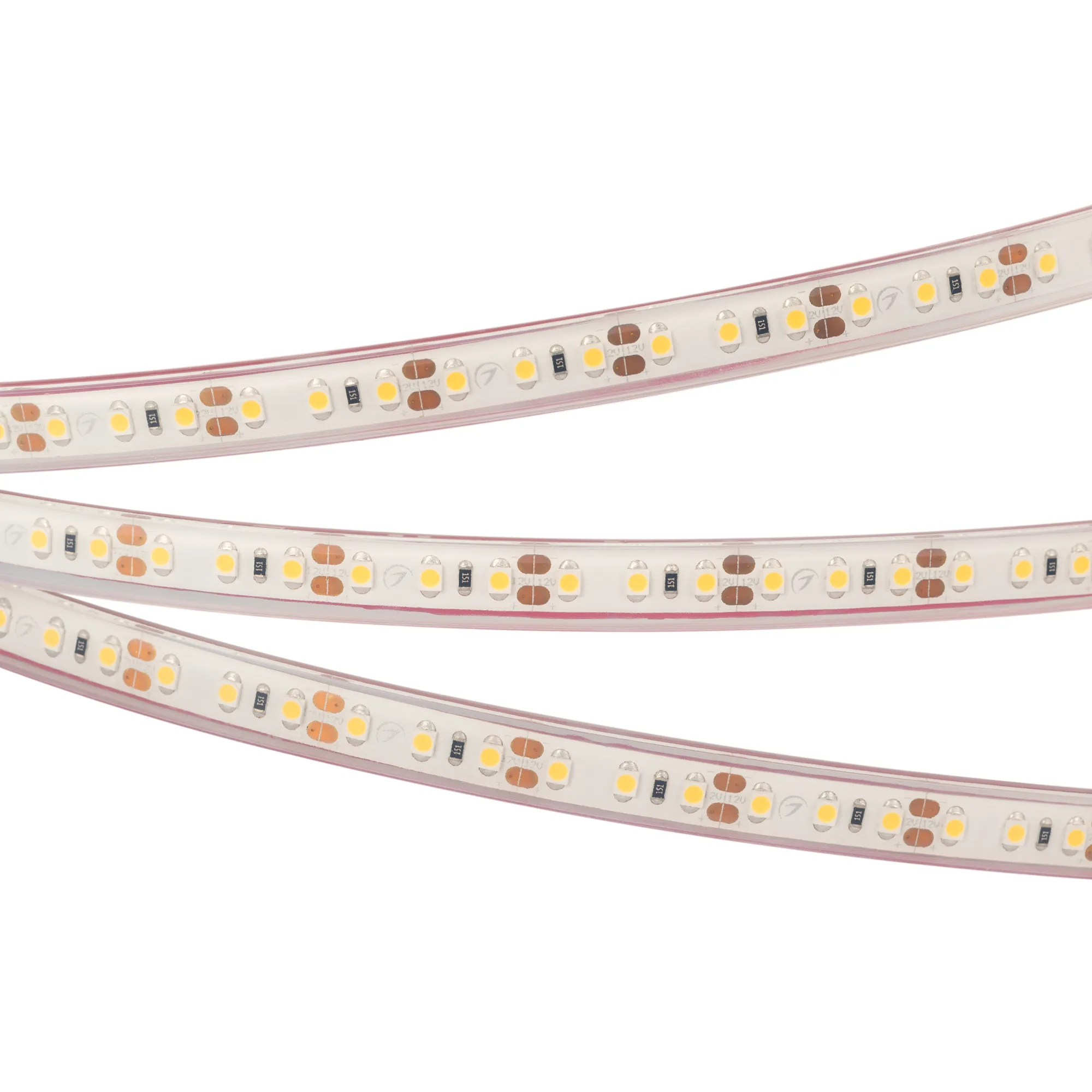 Лента светодиодная RTW 2-5000PGS 12V Day 2x (3528, 600 LED, LUX) (Arlight, 9.6 Вт/м, IP67)