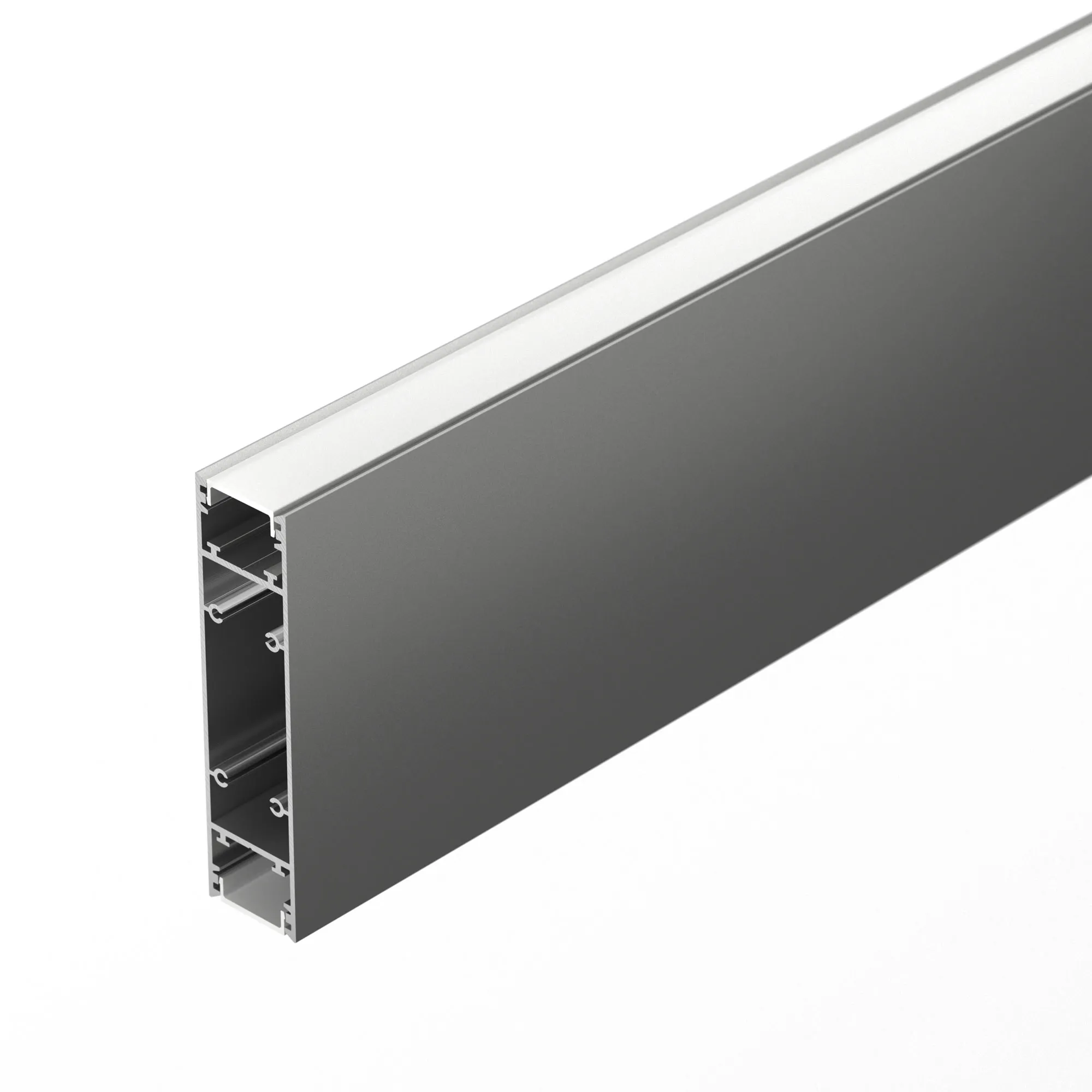Профиль SL-LINE-25100-DUAL-2500 SILVER (Arlight, Алюминий) - Изображение