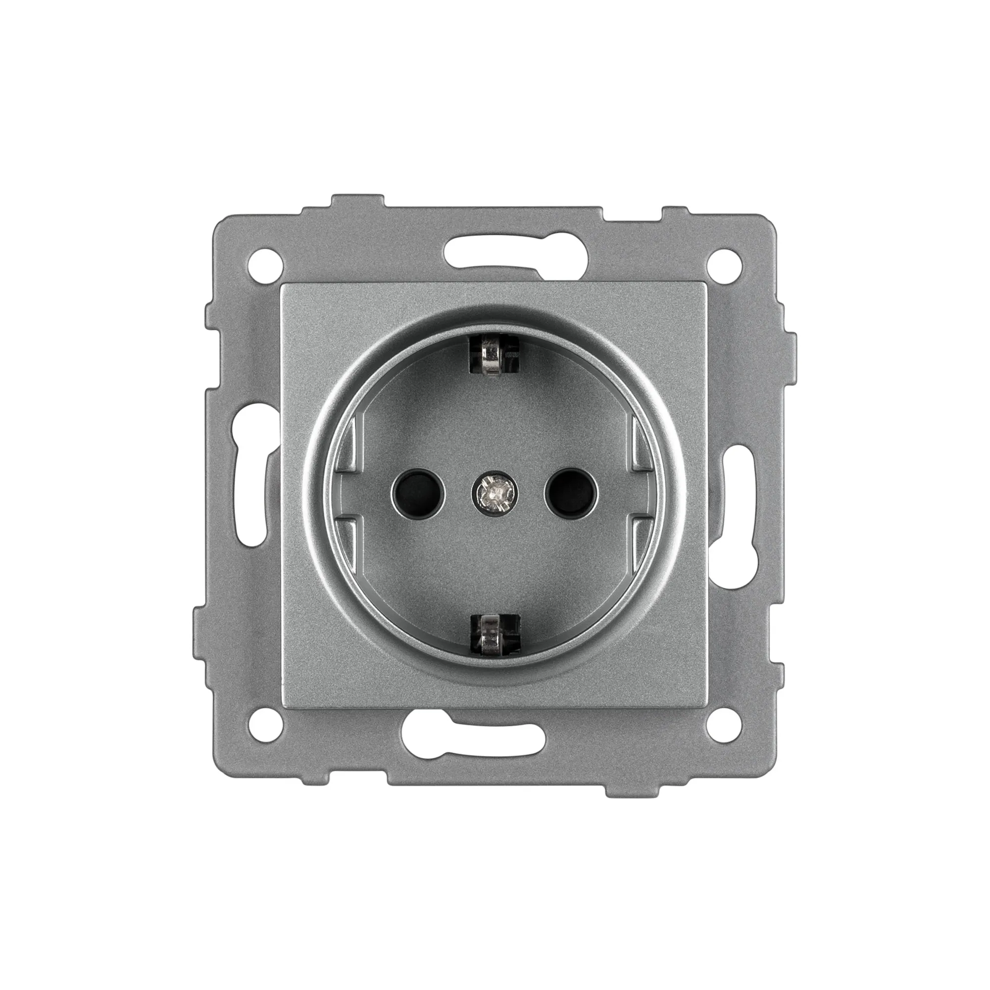 Механизм электрической розетки SCT-MEU1-PL-GR-V (250V, 16A) (Arlight, -) - Изображение