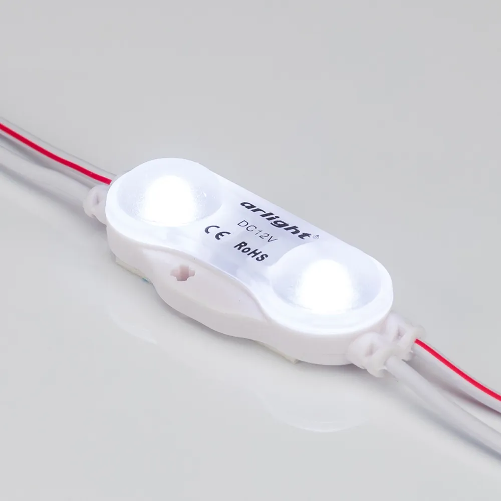 Модуль герметичный ARL-BEST2835-2-1W-12V Cool 160deg (Arlight, Закрытый)