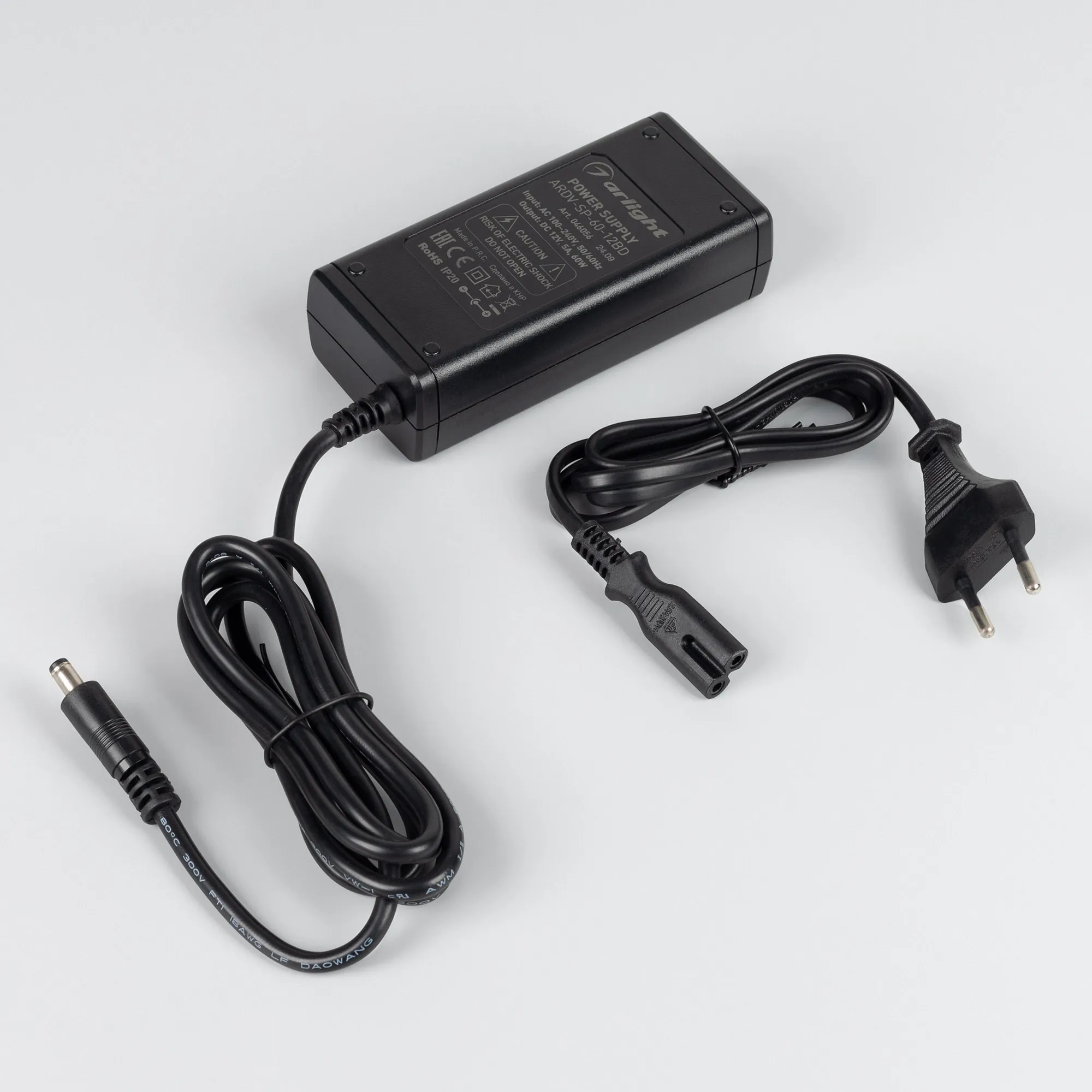 Блок питания ARDV-SP-60-12BD (12V, 5A, 60W) (Arlight, Адаптер, 5 лет) - Изображение