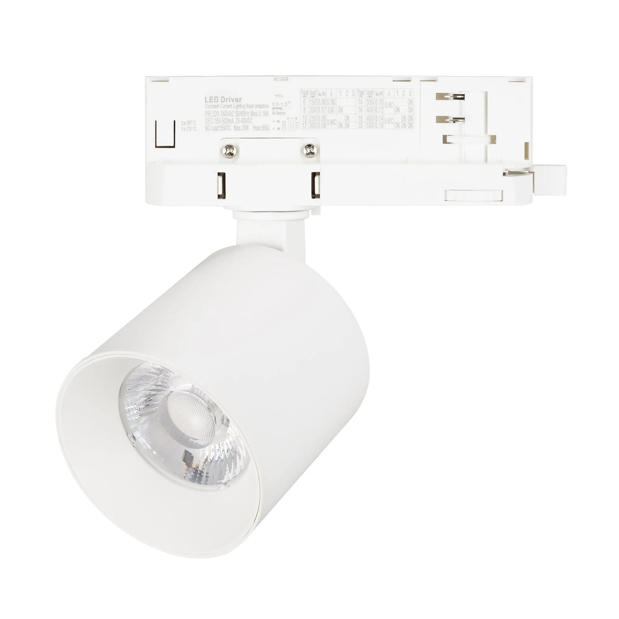 Светильник LGD-DYKE-4TR-R60-8W Day4000 (WH, 20 deg, 230V) (Arlight, IP20 Металл, 5 лет) - Изображение