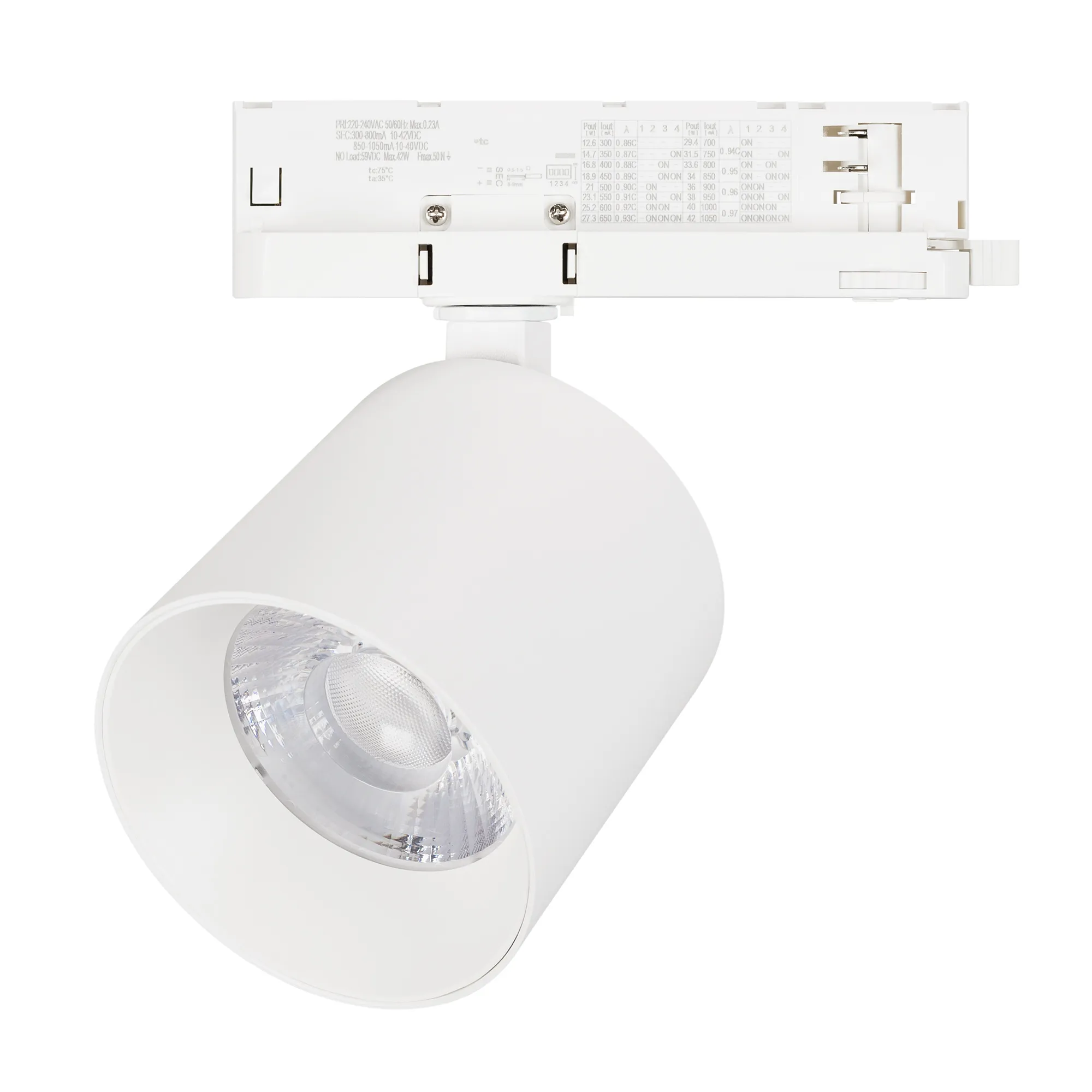 Светильник LGD-DYKE-4TR-R100-36W Day4000 (WH, 20 deg, 230V) (Arlight, IP20 Металл, 5 лет) - Изображение