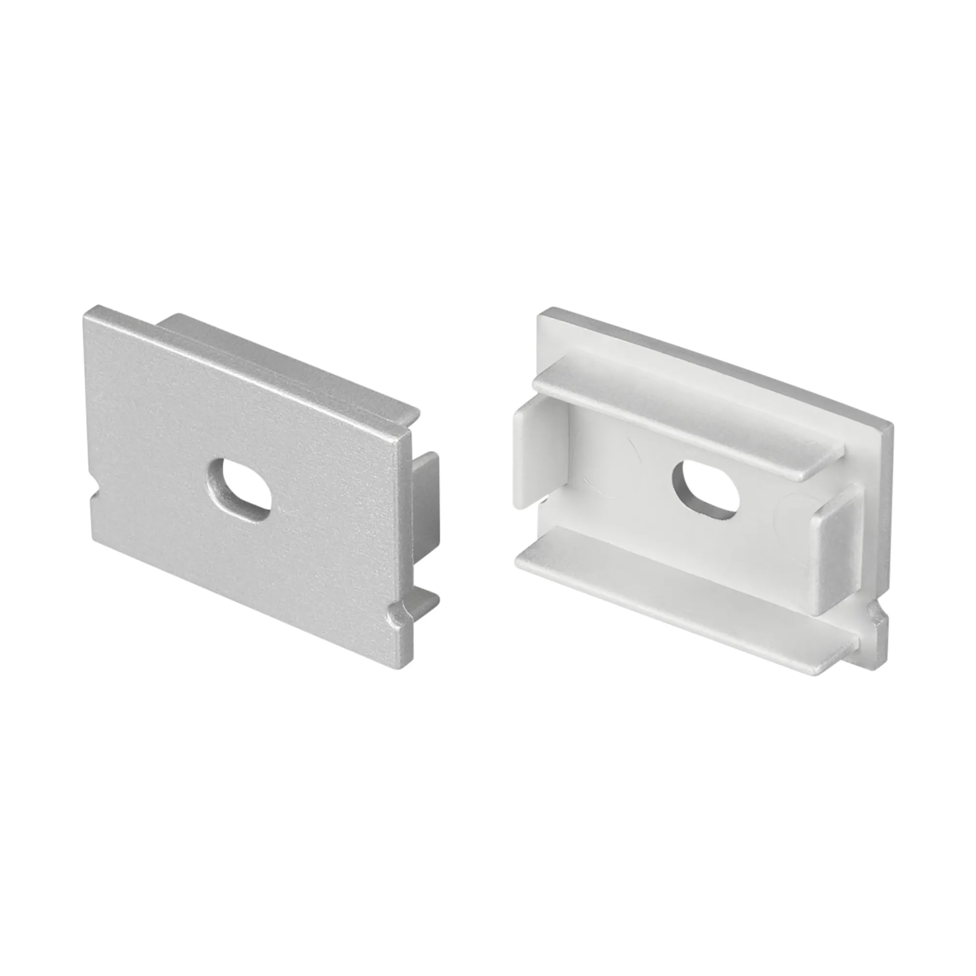 Заглушка LINE-3020 SILVER с отверстием (Arlight, Пластик) - Изображение