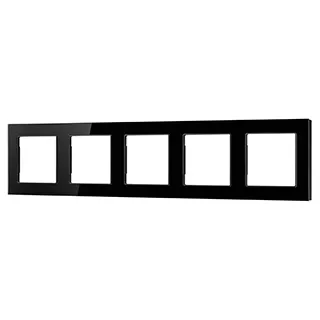 Рамка стеклянная FRM-GLARE-GS-5-BK (Arlight, -)