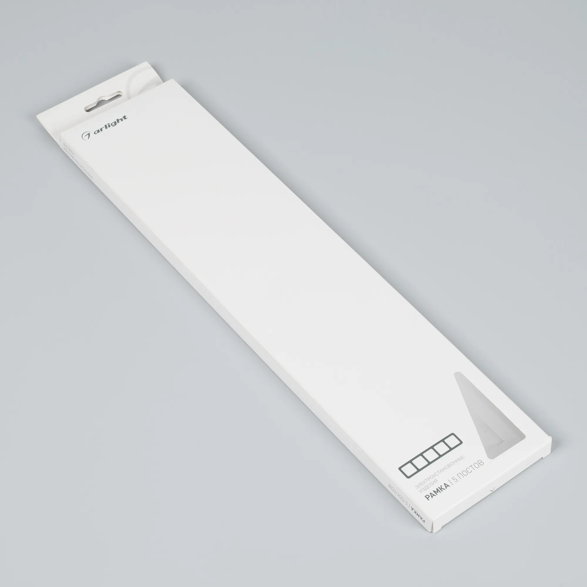 Рамка стеклянная FRM-OMALI-SFGS-5-WH (Arlight, -) - Изображение